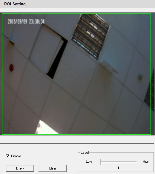 NVIP-3000 series 4 MPX IP camera user s manual USING AND CONFIGURING 3.6.4 Video Mask User can set up to 4 video masks. To add video mask press Draw button and mark mask on video preview.