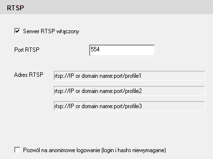 Kamery IP serii NVIP-3000 4MPX Instrukcja obsługi INTERFEJS WWW - PRACA Z KAMERĄ 3.9.4 Powiadomienia o zmianie IP 1. Należy przejść do ustawień Sieć -> Powiadomienia o zmianie IP 2.