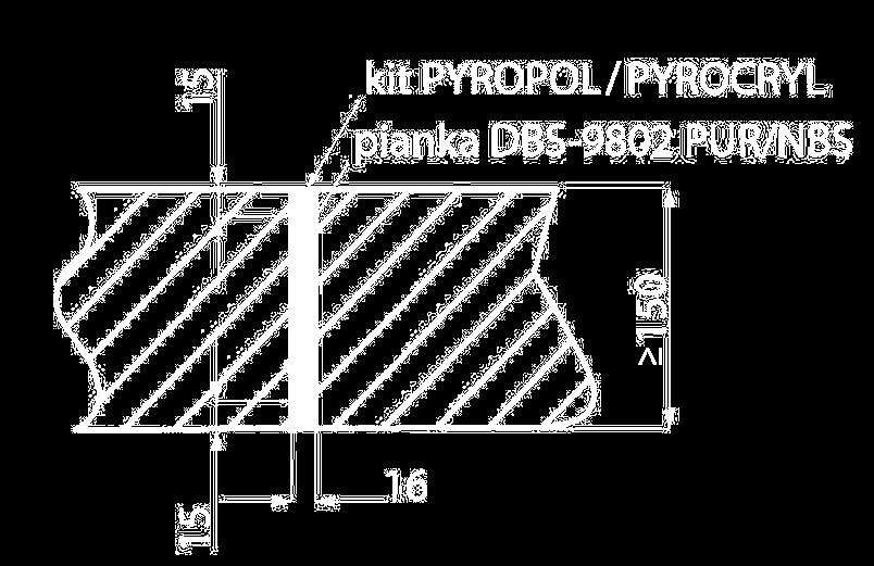 AT 15-7849/2014 22/26 Rys. 1. Złącza liniowe uszczelnione I lub II zestawem wyrobów. Typ 1a Rys. 2. Złącza liniowe uszczelnione I lub II zestawem wyrobów. Typ 1b Rys.