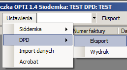 Każdy kurier posiada własną pozycję w menu, aby umożliwić konfigurację dostosowaną do Państwa potrzeb. 3.