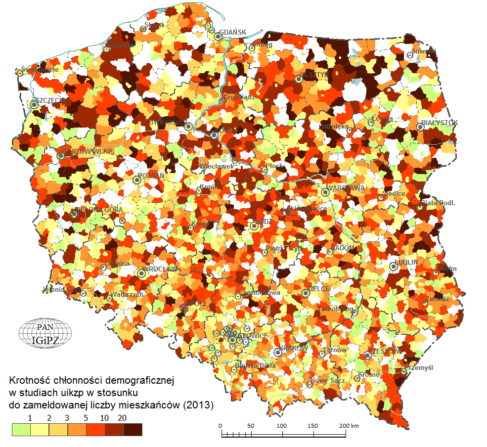 We wszystkich typach gmin i województwach wystąpiła znaczna nadwyżka podaży gruntów przewidzianych pod zabudowę mieszkaniową.