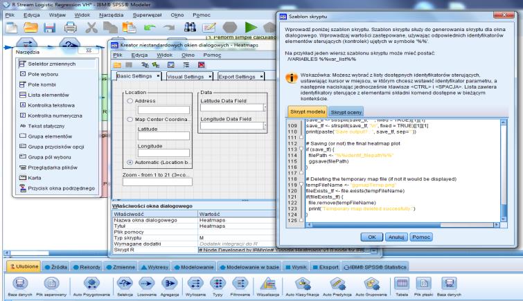 IBM SPSS Modeler Moduł zaawansowanych analiz, modelowania i symulacji Budowa modeli data-mining w oparciu o metodologię CRISP-DM Proste pozyskanie danych Gotowe procedury przygotowania danych Szeroka