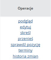 Nagłówek kolumny: Kategoria medyczna Prezentowane dane: Wyświetlana jest kategoria medyczna stabilna lub pilna (nie dotyczy to kolejek o typie onkologiczna (DILO)) Nagłówek kolumny: Data wpisu