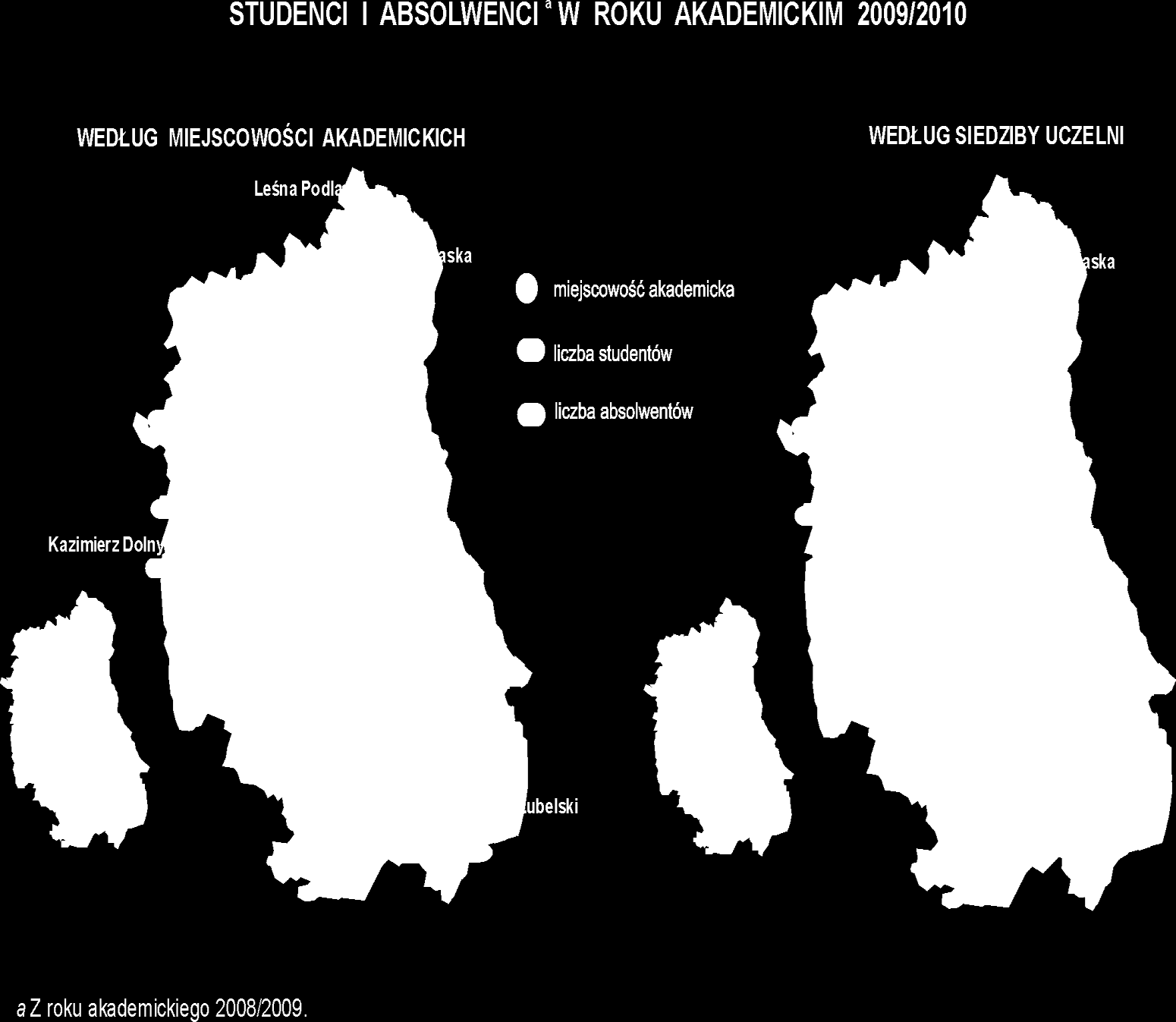 Szkoły wyższe w Lublinie według liczby studentów 6890 8373 10088 3490 3147 785 11331 28427 17199 Uniwersytet Marii Curie - Skłodowskiej Katolicki Uniwersytet Lubelski Jana Pawła II Uniwersytet