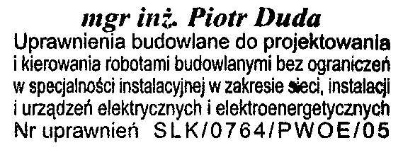 STRONA TYTUŁOWA I Projektant Sprawdzający inż. Stanisław Ball nr upr.