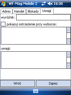 dla wszystkich należności powyżej limitu lub przeterminowanych - klient zostanie automatycznie zablokowany, gdy jego zobowiązania finansowe przewyższają kwotę podaną w polu limit kupiecki, lub nie