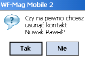 Rysunek 110. Nowy kontakt klienta Obowiązkowe pola to Imię i Nazwisko, pozostałe pola są opcjonalne.