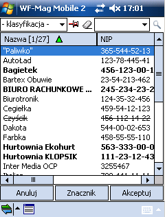 Lista przedstawia klientów dodanych do trasówki posortowanych według planowanej godziny odwiedzin. 4.5.2. Dodawanie klienta do trasówki.