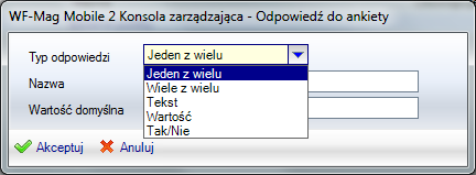 Po zatwierdzeniu pytania pojawia się ono na liście ze znakiem wykrzyknika, co oznacza, że pytanie nie jest kompletne, nie posiada jeszcze zestawu odpowiedzi. Rysunek 73.