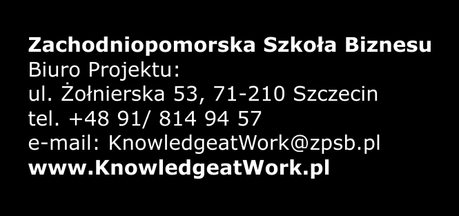 Knowledge@Work Podręcznik