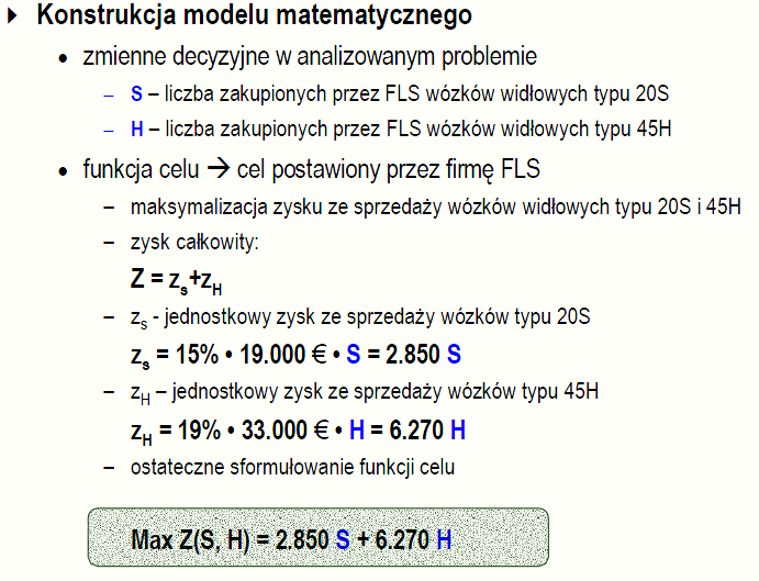 Model matematyczny * Piotr