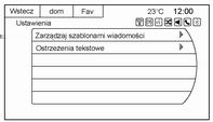 Telefon 205 Wybrać Wyślij, aby wysłać tę wiadomość. Nacisnąć Wstecz, aby zapisać zmiany i wrócić do poprzedniego ekranu.