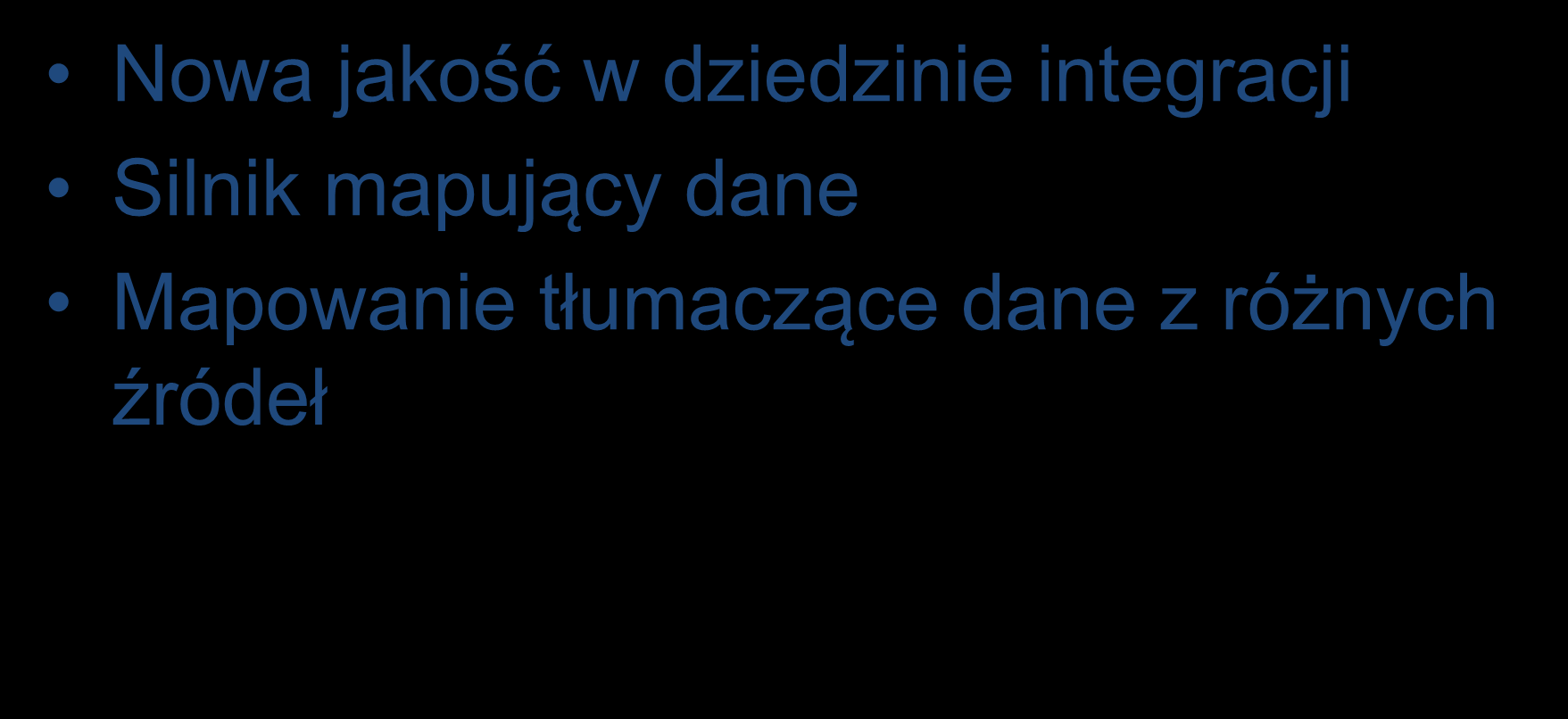 Nowy sposób integracja semantyczna Nowa jakość w dziedzinie