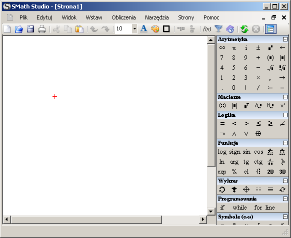 60 ACTA SCIENTIFICA ACADEMIAE OSTROVIENSIS Cechy funkcjonalne programu SMath Studio Program Smath Studio jest obecnie jedynym bezpłatnym narzędziem tego typu, oferującym w pełni graficzny interfejs