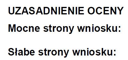 Konkurs OPUS Ocena wniosków mocne i słabe strony Sugestie!