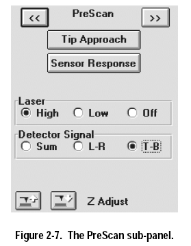 9. Włączyć ikonkę, włączyć laser zaznaczając High, włączyć oscyloskop,, ustawić na jednym kanale Inernal sensor, Feedback 10.