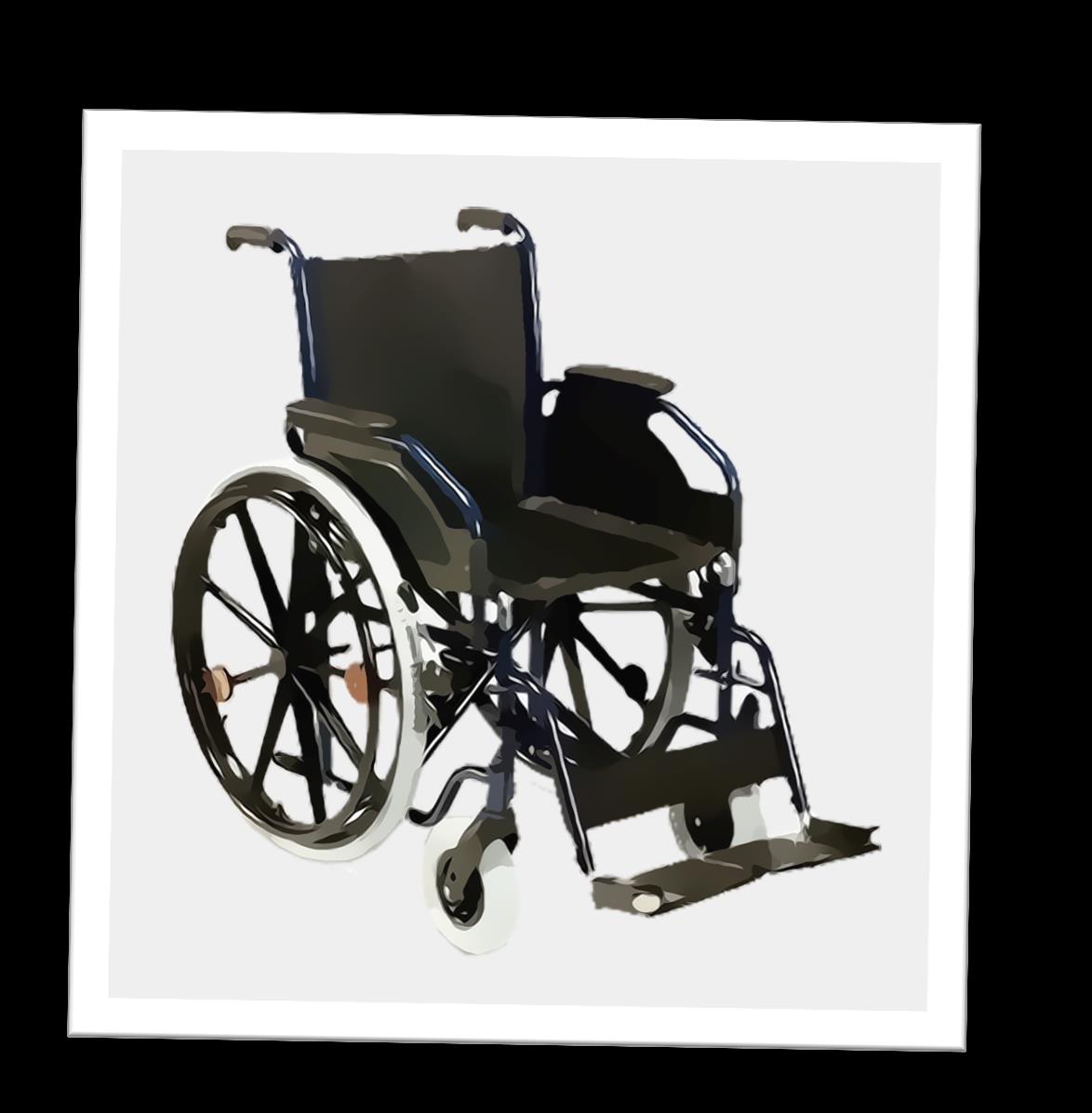 MASZYNY, NARZĘDZIA, MATERIAŁY Wózek inwalidzki służy