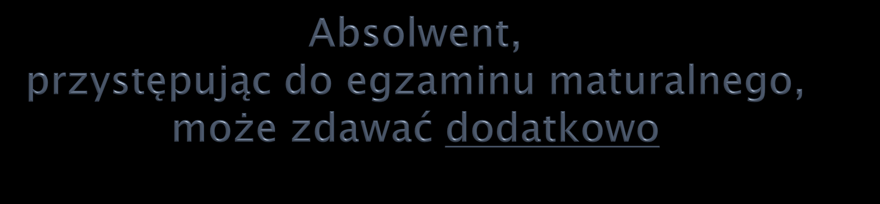 maksymalnie 5 przedmiotów z 17 proponowanych przez MEN (lista przedmiotów dodatkowych obejmuje wszystkie