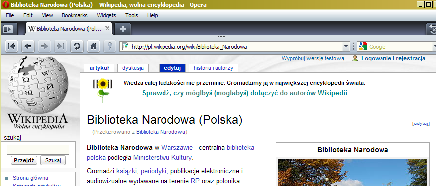 Nazewnictwo Nazwa hasła w Wikipedii określa: Tytuł hasła Jego adres