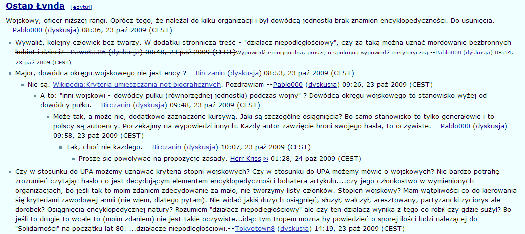 Zasada: Encyklopedyczność Wikipedia nie ma ograniczeń encyklopedii papierowych Ale nie wszystko może się w niej