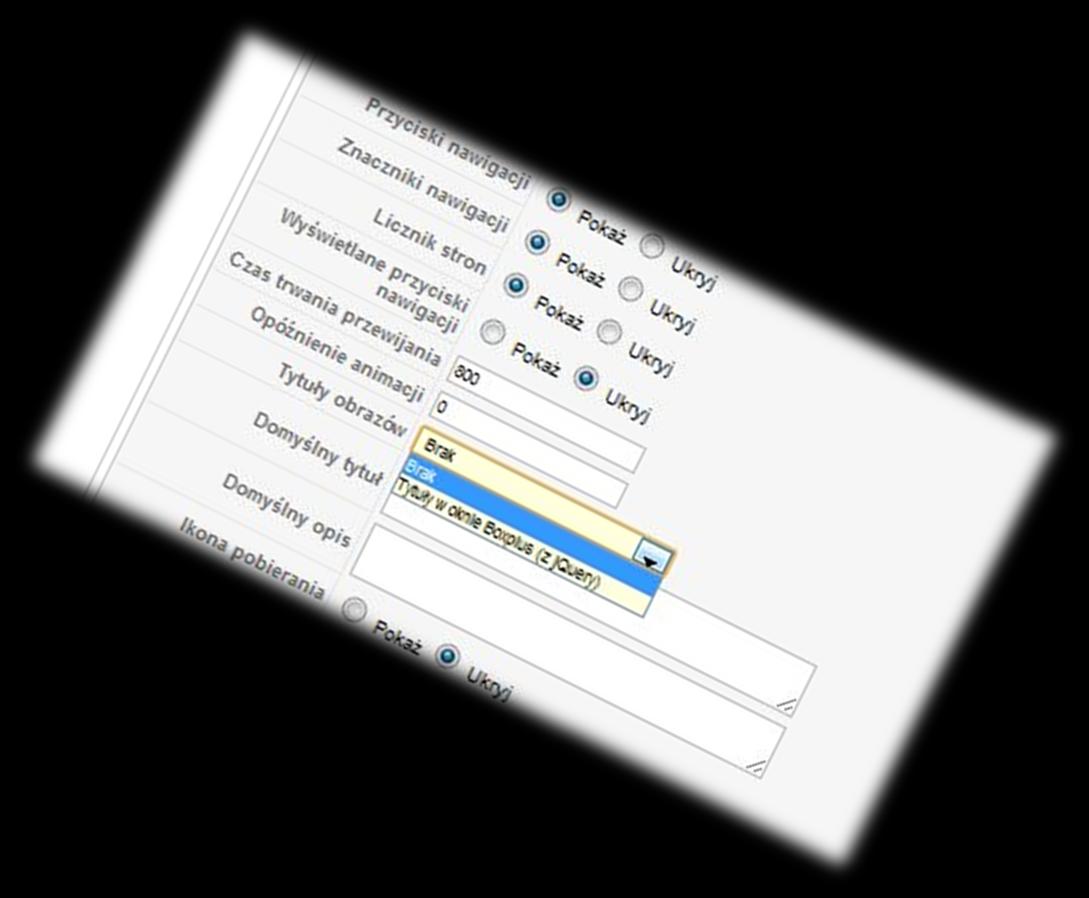 Sigplus - s lajder Innym sposobem wstawienia do artykułu zdjęć jest utworzenie slajdera. {gallery slider=boxplus.