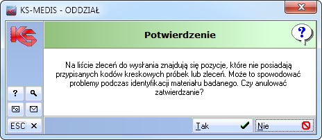 5. Modyfikacje związane z obsługą zleceń na badania laboratoryjne i diagnostyczne 5.