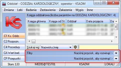 Odkrycia wyłączonych kolumn dokonuje się poleceniem Pokaż w tym samym podręcznym menu. System zapamiętuje także zwinięcie paneli w w/w księgach. 7.