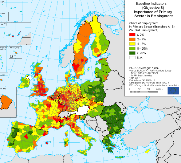 Wartość Wartość najwyższa/ najniższa Strategia Rozwoju Województwa Lubelskiego Mapa 4 Udział pracujących w rolnictwie w ogóle pracujących, 2008 r.