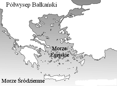 Mapa i ilustracje do zadania 13. A. B. C. Źródło: http://atheism.about.com, htmwww.urnammu.republika.pl, www. score.rims.k12.ca.us Zadanie 13.