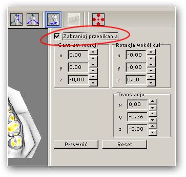 Gdy opcja ta jest zaznaczona program w razie potrzeby automatycznie