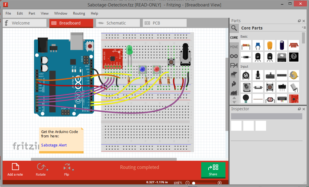 Arduino narzędzia Fritzing