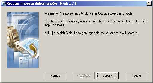 wymiar czasu pracy, kod wykonywanego zawodu, kod $wiadczenia/przerwy, poczntek okresu $wiadczenia, koniec okresu $wiadczenia.