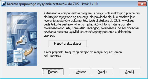 Rysunek 132 Okno kreatora nieaktualne dane patnika 10.