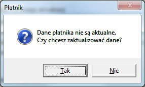 Rysunek 27.Okno dialogowe:aktualizacja komponentów programu i danych patnika 3.