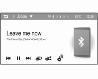 Urządzenia zewnętrzne 39 Odtwarzanie utworów rozpoczyna się automatycznie. Zatrzymywanie i wznawianie odtwarzania Nacisnąć =, aby przerwać odtwarzanie. Przycisk ekranowy zmienia się w l.