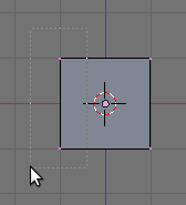 Wykonanie modelu 3D - krok 3 Jeśli wierzchołki modelu są zaznaczone na żółto, to należy je odznaczyć klawiszem 'A' (ponowne wciśnięcie tego klawisza spowoduje zaznaczenie wszystkich wierzchołków).