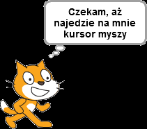 CZUJNIKI Kategoria Czujniki zawiera bloczki związane z rozpoznawaniem różnych sytuacji zachodzących na scenie, dotyczących m.in.