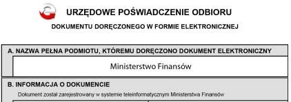 Korzystanie z portalu - Obsługa dokumentów elektronicznych Użytkownik Wypełnienie deklaracji Podpisanie