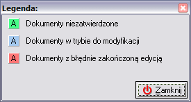 W lewym górnym rogu znajdują się przyciski nawigacyjne.