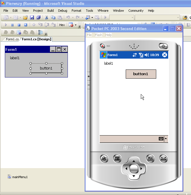 Zostanie uruchomiony Emulator wraz z otwartym programem. Możemy tu przetestowad jego działanie. Teraz powinieneś przenieśd napisany program na komputer Viper.