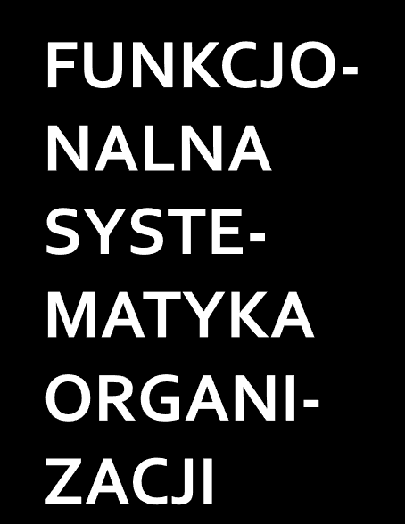 Organy stanowiące Organy wykonawcze Jednostki budżetowe Zakłady budżetowe Fundusze parabudżetowe Spółki z udziałem kapitału publicznego Organizacje pozarządowe Podmioty prywatne Funkcje aktywacyjne