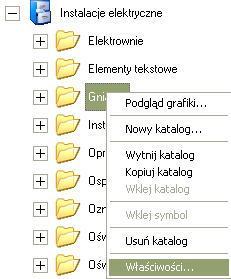 2.) Wyświetlić menu kontekstowe. 3.) Możliwe opcje do wyboru: 3a.