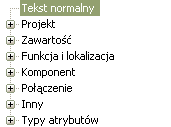 Normowy rozmiar czcionki i odpowiadający mu rozmiar w SEE Building LT.