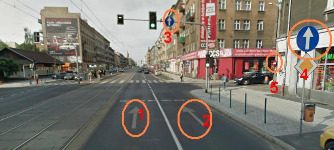 Nie pchamy się w tą uliczkę udając blondynki, tym bardziej, że na podstawie znaków można przypuszczać, że to jest ulica