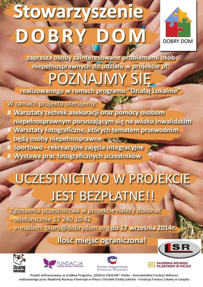 Projekt adresowany był do mieszkańców powiatu