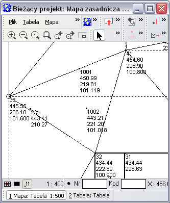 INTERPOLACJA LINIOWA H 2 p 3 H 1 H p 1 1 p 3 := 2 445.55 454.55 443.21 206.10 228.90 1 1 221.