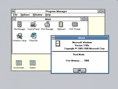 Rok 1990 Intel wprowadza procesor i486. Windows w wersji 3.0. Tim Berners-Lee tworzy język HTML (Hyper Text Markup Language).