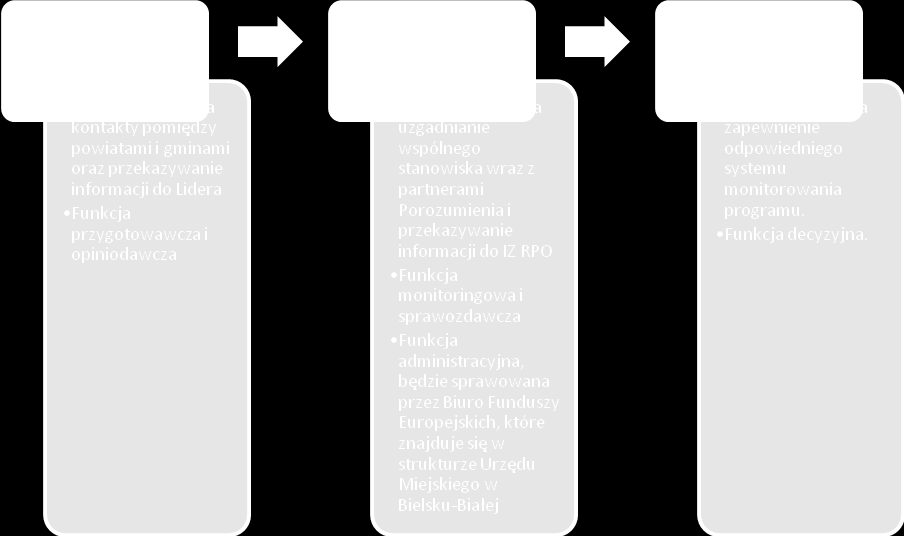 Rysunek 15. Schemat współpracy z IZ RPO WSL 2014-2020 Źródło: opracowanie własne.