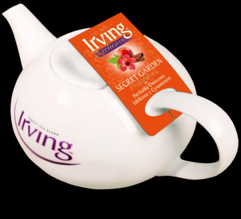 HERBATY W DUŻYCH TOREBKACH LONG-BAG Linia Irving EXCLUSIVE to unikatowe herbaty liściaste oraz susze
