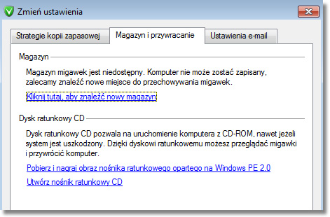 System Backup 2010 15 Podręcznik użytkownika oparte na najnowszym Linux i WinPE 3.0. W odróżnieniu od środowiska Linux, które załączone jest w pakiecie instalacyjnym, rozruchowe środowisko WinPE dostępne jest jedynie do pobrania po odblokowaniu produktu.